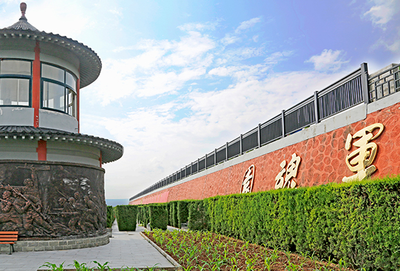 西安霸陵墓園新區特色功勛園、軍魂園、園丁園、公益園